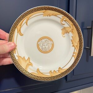 Versace Rosenthal Medusa Champagne Porcelain SET OF 2 BRAND NEW